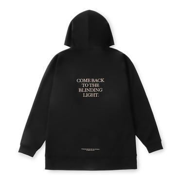 EMBROIDERY LOGO HOODIE　BLACK No.1