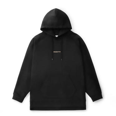 EMBROIDERY LOGO HOODIE　BLACK No.2