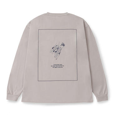 LONG SLEEVE TATTOO TEE　OATMEAL No.1