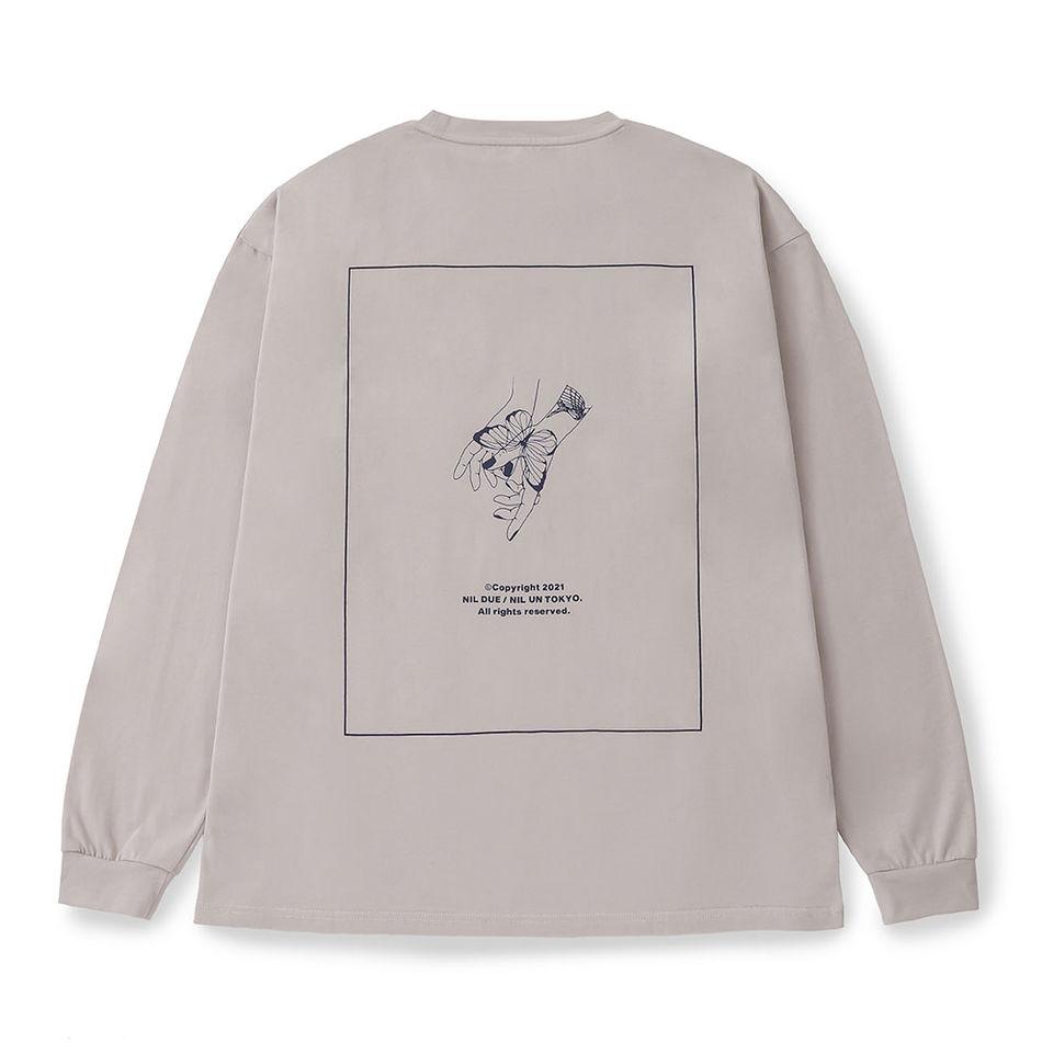 LONG SLEEVE TATTOO TEE　OATMEAL