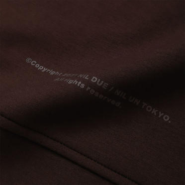 EMBROIDERY LOGO HOODIE　CHOCOLATE BROWN No.3