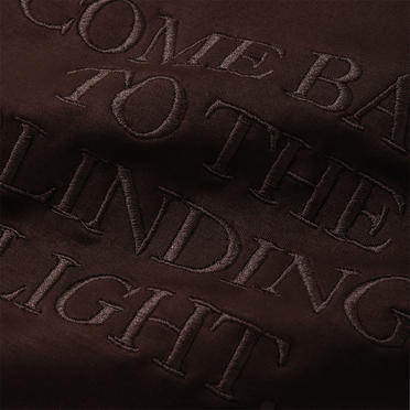 EMBROIDERY LOGO HOODIE　CHOCOLATE BROWN No.4