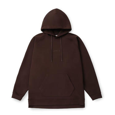 EMBROIDERY LOGO HOODIE　CHOCOLATE BROWN No.2
