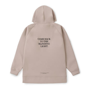 EMBROIDERY LOGO HOODIE　SAND BEIGE No.1