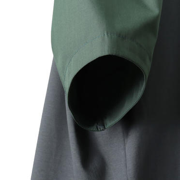 MIDIUMISOLID crew neck cocoon slv P/O　GREEN No.10