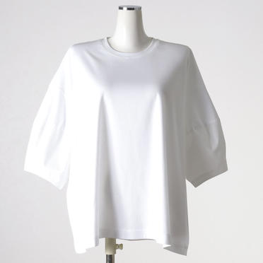 MIDIUMISOLID crew neck cocoon slv P/O　OFF WHITE No.1