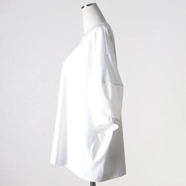 MIDIUMISOLID crew neck cocoon slv P/O　OFF WHITE No.3