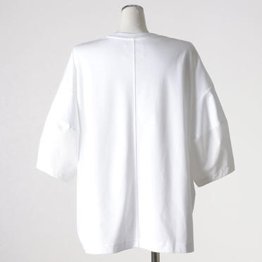 MIDIUMISOLID crew neck cocoon slv P/O　OFF WHITE No.5