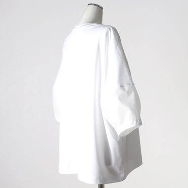 MIDIUMISOLID crew neck cocoon slv P/O　OFF WHITE No.6