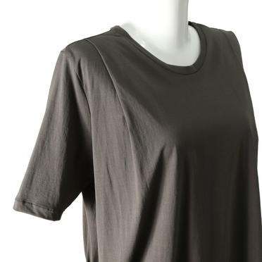 76/2 オーガニック天竺 BLC加工 プルオーバー　CHARCOAL GRAY No.7