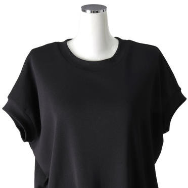 crew neck dolman T　BLACK No.7