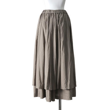 double hem tucked SK　KHAKI No.5