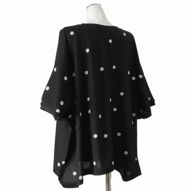 dots print wide P/O　BLACK No.4