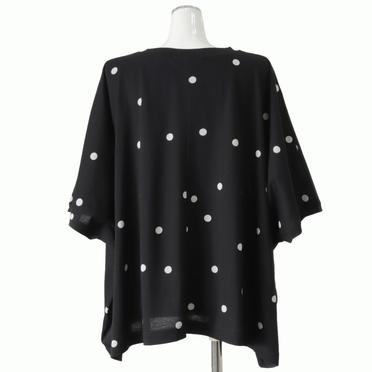 dots print wide P/O　BLACK No.5