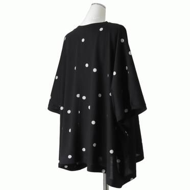 dots print wide P/O　BLACK No.6