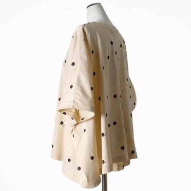 dots print wide P/O　BEIGE No.4