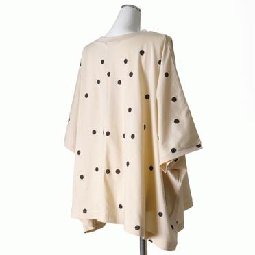 dots print wide P/O　BEIGE No.6