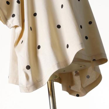 dots print wide P/O　BEIGE No.9