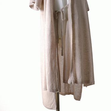 [SALE] 50%OFF　MIDIUMISOLID linen cache-coeur long C/D　BEIGE No.9