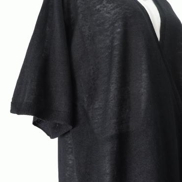 [SALE] 50%OFF　MIDIUMISOLID linen cache-coeur long C/D　BLACK No.10