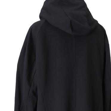 LAYERED HOODIE　BLACK No.9