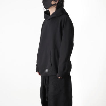 LAYERED HOODIE　BLACK No.14