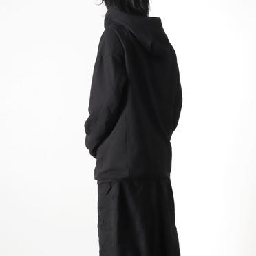 LAYERED HOODIE　BLACK No.16