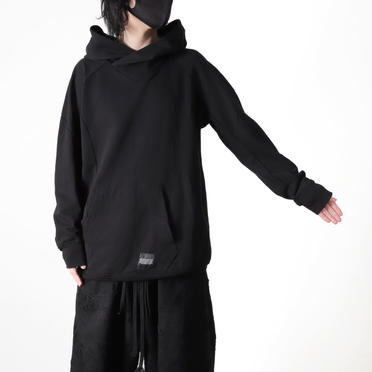 LAYERED HOODIE　BLACK No.18