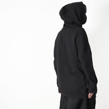 LAYERED HOODIE　BLACK No.22