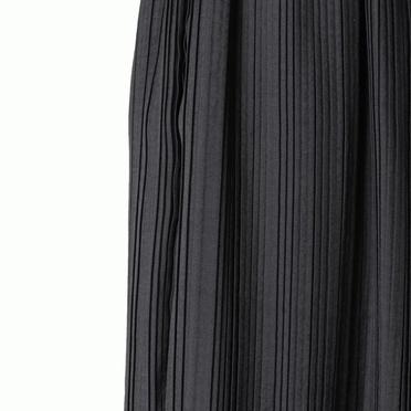 MIDIUMISOLID random pleats SK　BLACK No.8