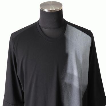 SLIT LS T-SHIRTS　BLACK No.8