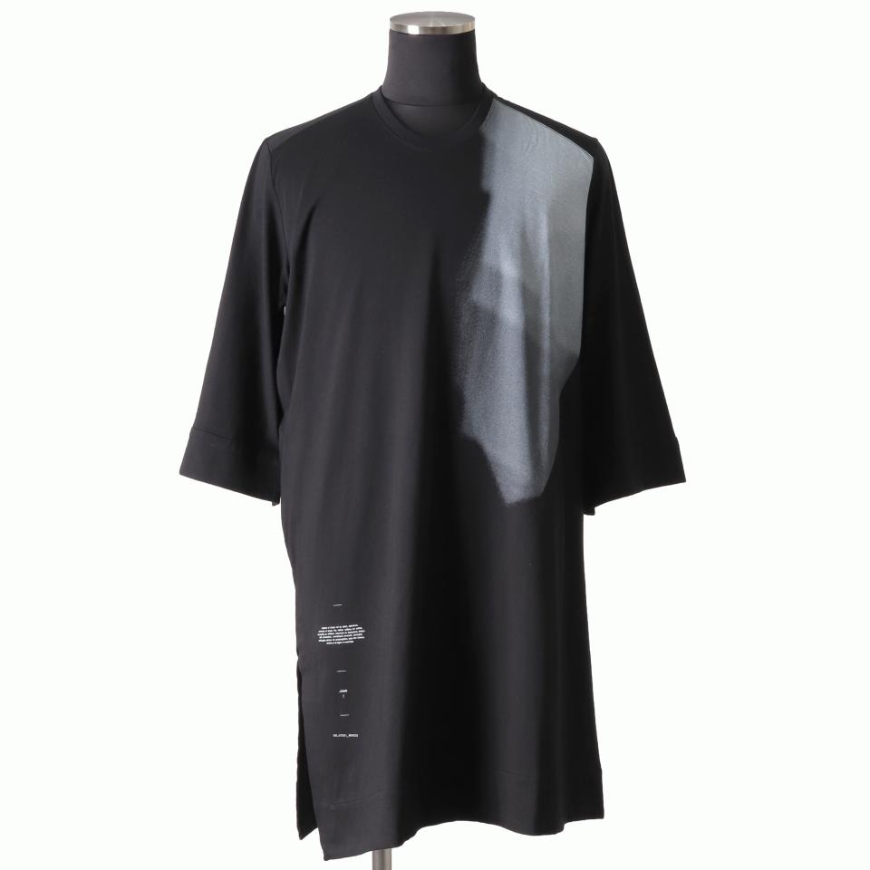 SLIT LS T-SHIRTS　BLACK