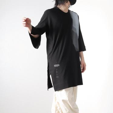 SLIT LS T-SHIRTS　BLACK No.18