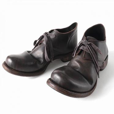 DERBY SHOES　Wipeoff Horse BROWN×BLACK No.1