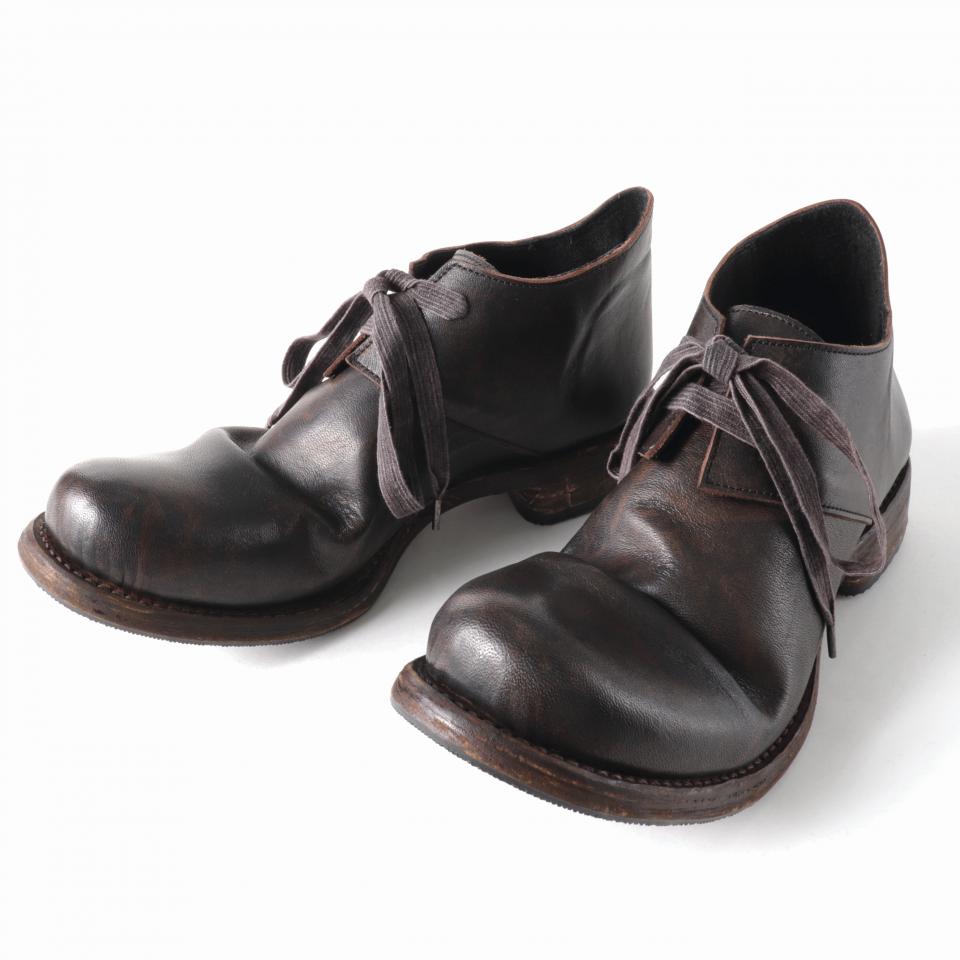 DERBY SHOES　Wipeoff Horse BROWN×BLACK