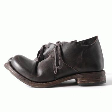 DERBY SHOES　Wipeoff Horse BROWN×BLACK No.4