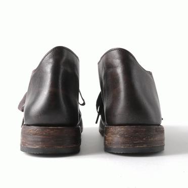 DERBY SHOES　Wipeoff Horse BROWN×BLACK No.6