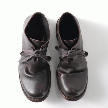 DERBY SHOES　Wipeoff Horse BROWN×BLACK No.9