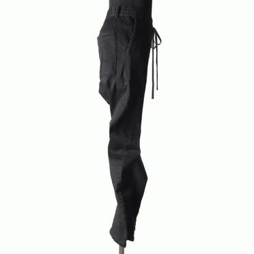 Stretch Denim Sarrouel Skinny　BLACK No.7