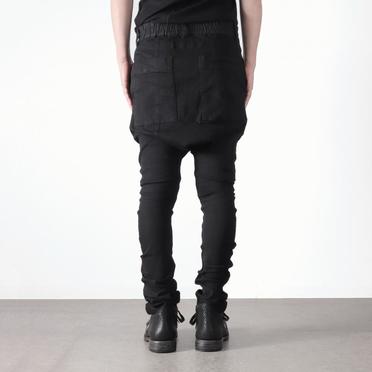 Stretch Denim Sarrouel Skinny　BLACK No.17