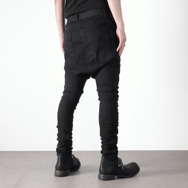 Stretch Denim Sarrouel Skinny　BLACK No.18