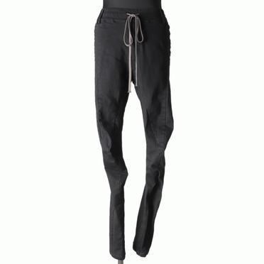 Anatomical Fitted Long Pants　BLACK No.1