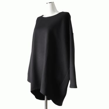 boat neck cocoon P/O　BLACK No.2