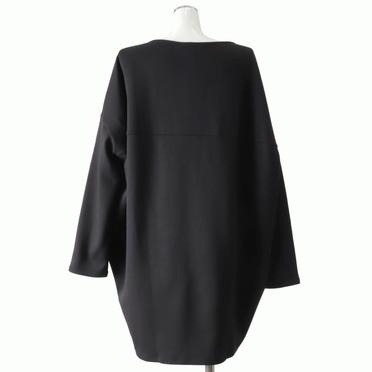 boat neck cocoon P/O　BLACK No.5