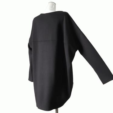 boat neck cocoon P/O　BLACK No.6