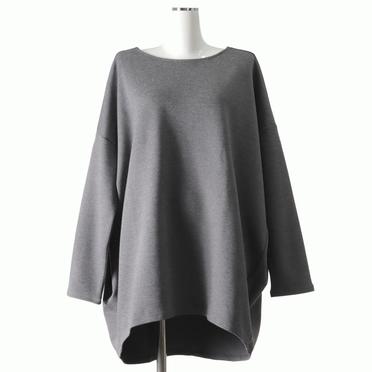 boat neck cocoon P/O　GRAY No.1