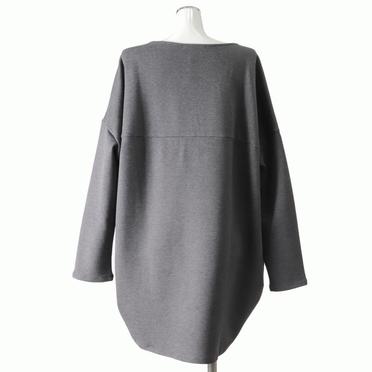 boat neck cocoon P/O　GRAY No.5