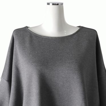 boat neck cocoon P/O　GRAY No.7