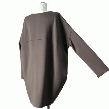 boat neck cocoon P/O　BROWN No.6