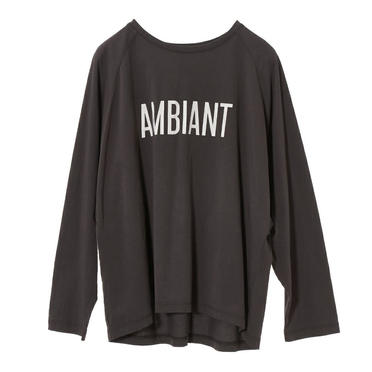 "AMBIANT"ロゴラグランT-shirts　SUMIKURO No.1